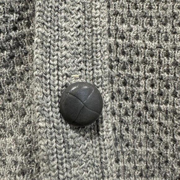 Vintage 50s Cardigan Kodel Polyester Quality Line By Arena Kurt Cobain Grey - Picture 5 of 15